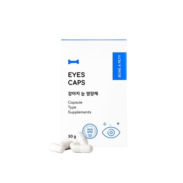 본아페티 아이즈캡스 강아지 눈 영양제 60정, 4개 본아페티 아이즈캡스 강아지 눈 영양제 60정, 4개