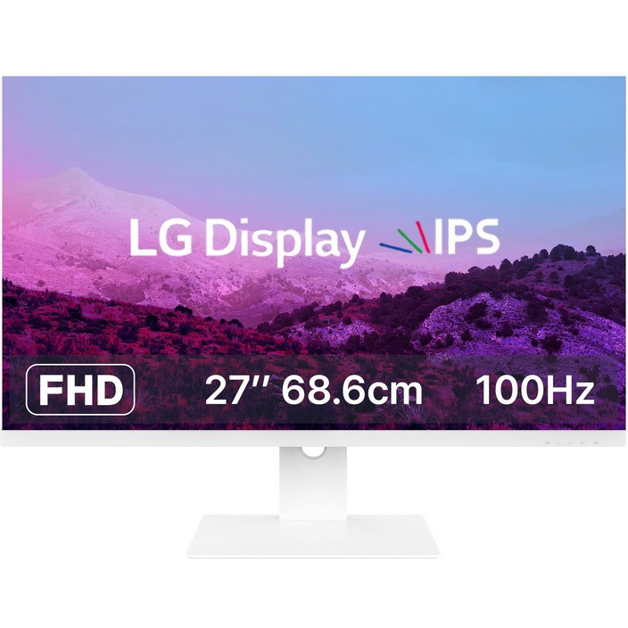 클라인즈 제스타 LG IPS사용 27인치 모니터 100Hz C타입 Dex지원 화이트, KXM2700FH75 화이트, 69cm