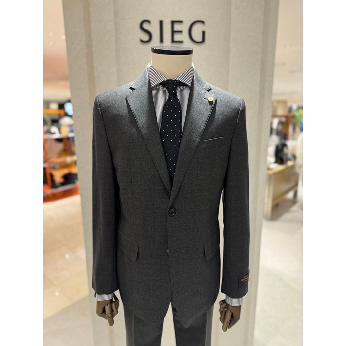 지이크 이태리프리미엄 수입 까노니코 원단 그레이 정장 수트 KK2068L 2707743