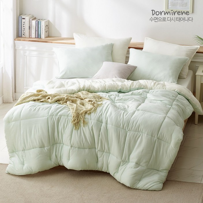 [국산 공장직영]도미레네 바이오 워싱 봄,가을,겨울 차렵이불