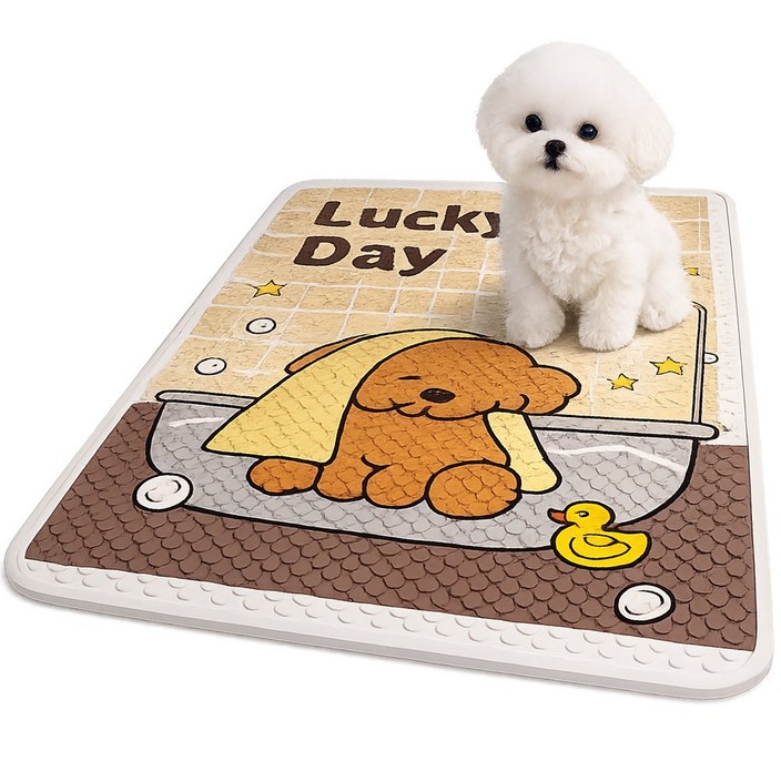 로로포우 강아지 논슬립 목욕 매트