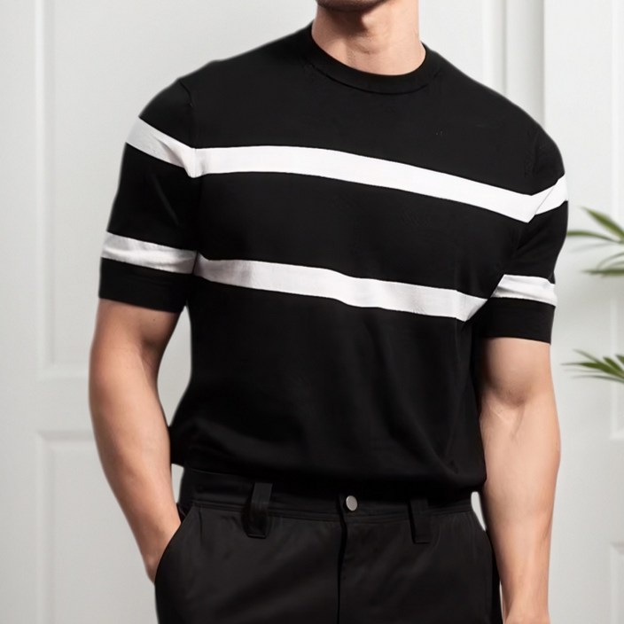 STPT 머슬핏 남성니트