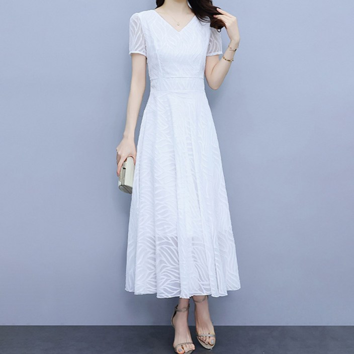 포플러앤씨 듀엘루 브이 원피스 P24SMOPS031015 빅사이즈 포함