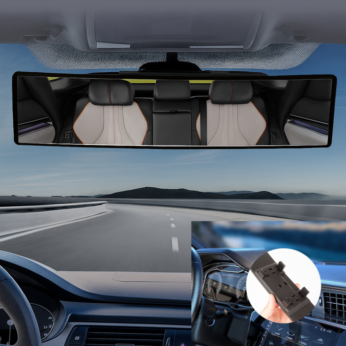 초간편 부착식 와이드 룸미러 확장