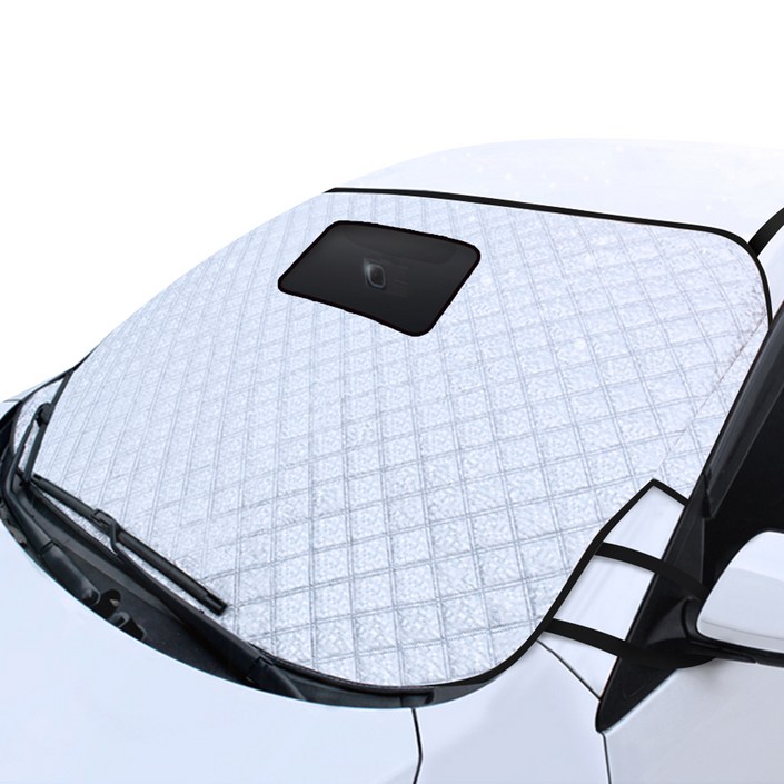 킨톤 성에방지커버 햇빛가리개 블랙박스 오픈형 앞유리용+보관용 가방