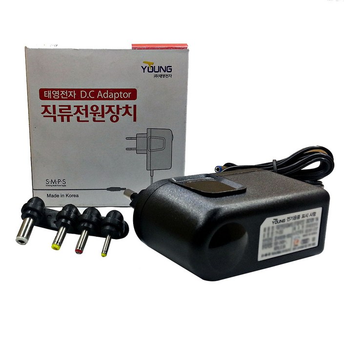 태영전자 DC 어댑터 직류전원장치 12V 500mA 태영전자 DC 어댑터 직류전원장치 12V 500mA