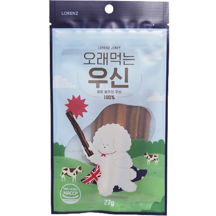 로렌츠 강아지 오래먹는 우신 5p, 27g, 1개, 호주산 우신