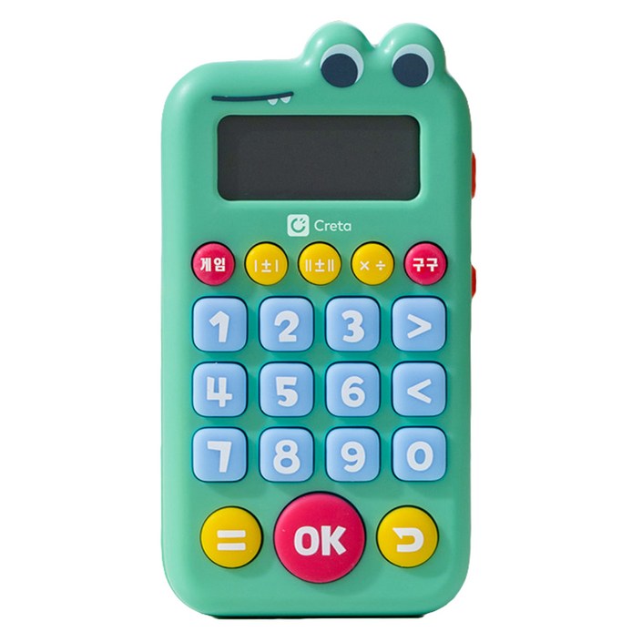 크레타탭 사운드 사칙연산 학습기, 초록색, 1개