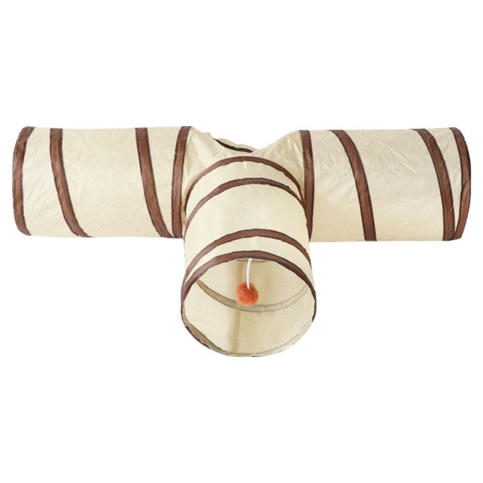 순잠 고양이 레인보우 접이식 터널