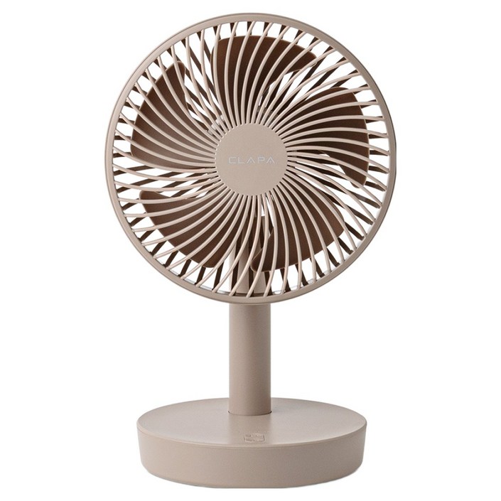 클래파 자동회전 탁상용 무선선풍기, BDFC401, 모카브라운