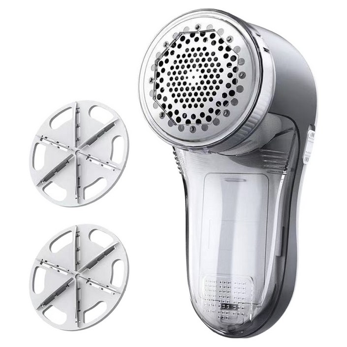 홈딧 휴대용 세탁소 보풀 제거기  6중 칼날 2p  청소브러쉬, 그레이, BF01