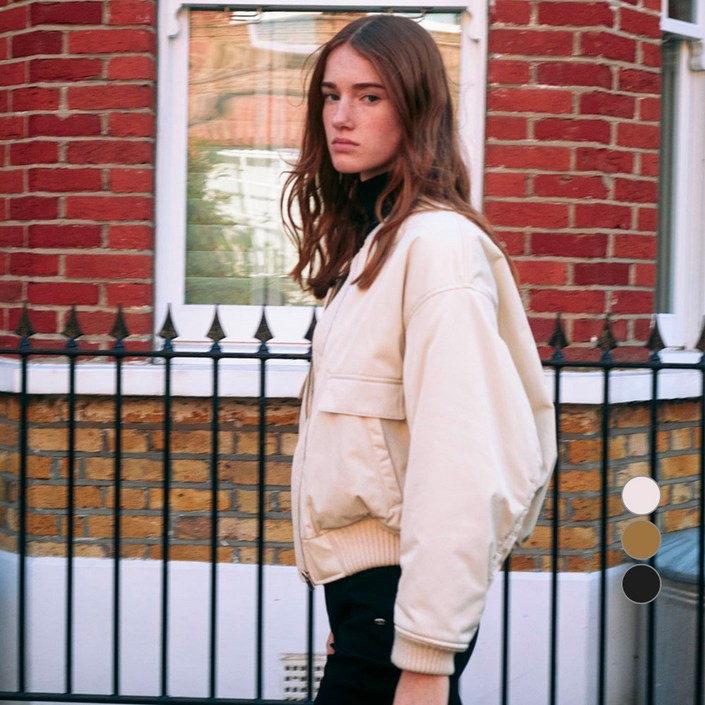 온앤온 여성용 포켓 포인트 패딩 점퍼 NEP3WM901