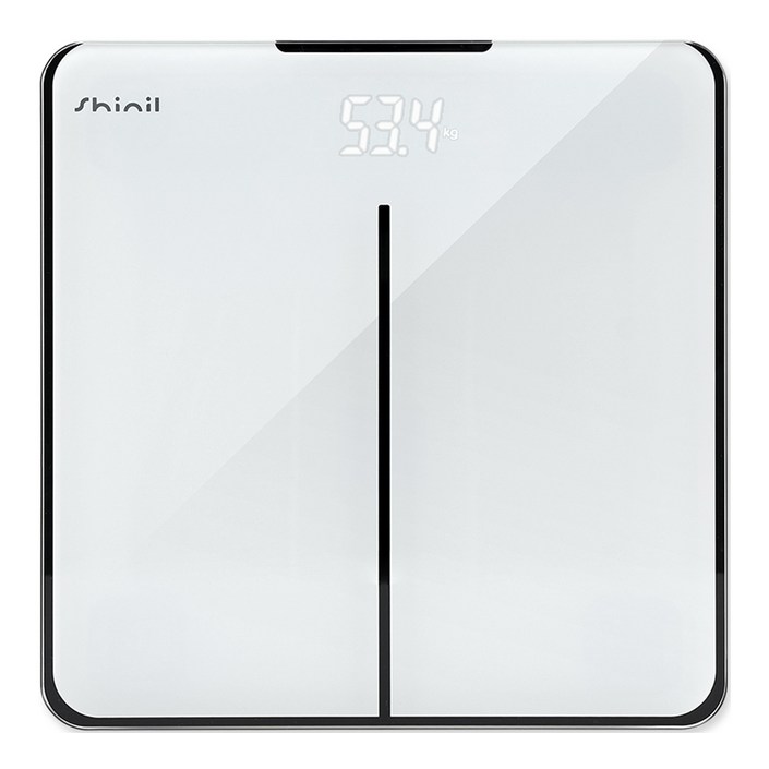 신일 전자식 강화유리 정밀 센서 슬림 체중계 6mm, SHM2505, 화이트