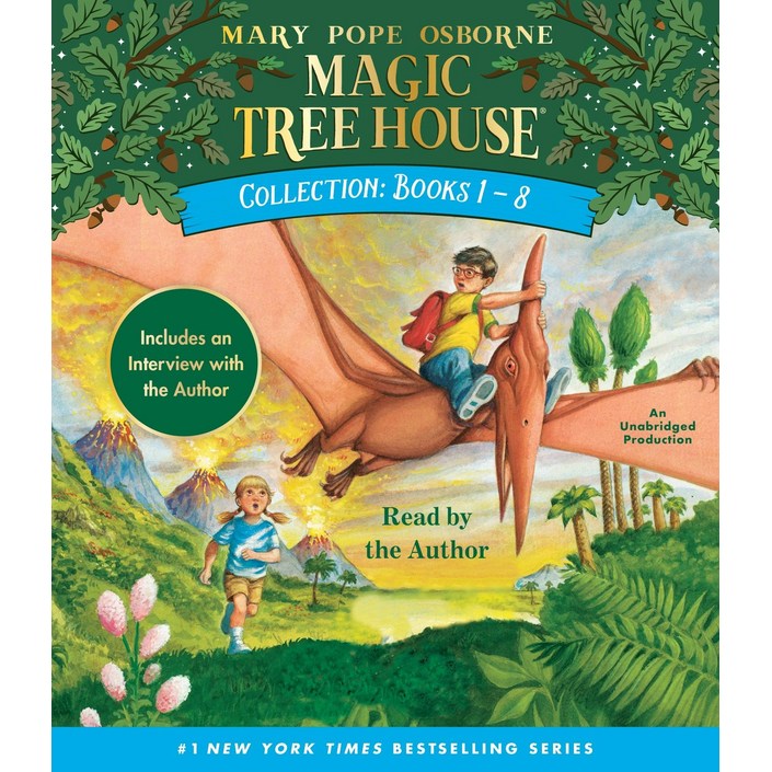 Magic Tree House Collection: Books 1-8 (Audio-CD):Dinosaurs Before Dark, the Knight at Dawn, Mu...