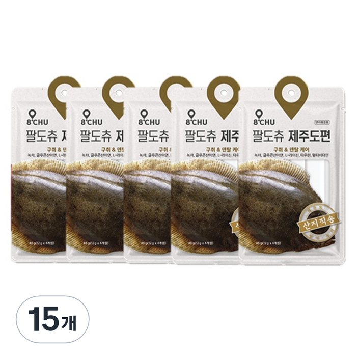 팔도츄 고양이 짜먹는 간식 제주도편, 240g, 1세트, 생선, 4g, 15개