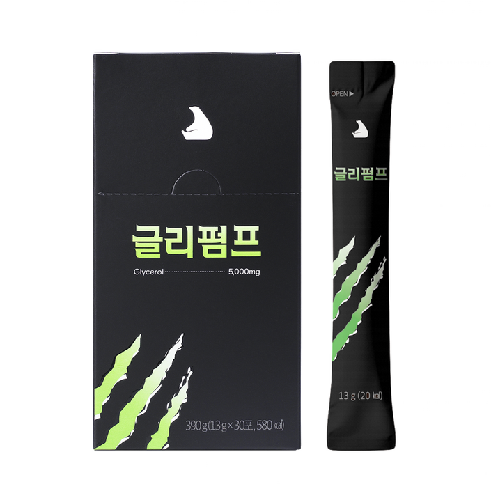 잠백이 글리세롤 글리펌프 30p, 390g, 1개