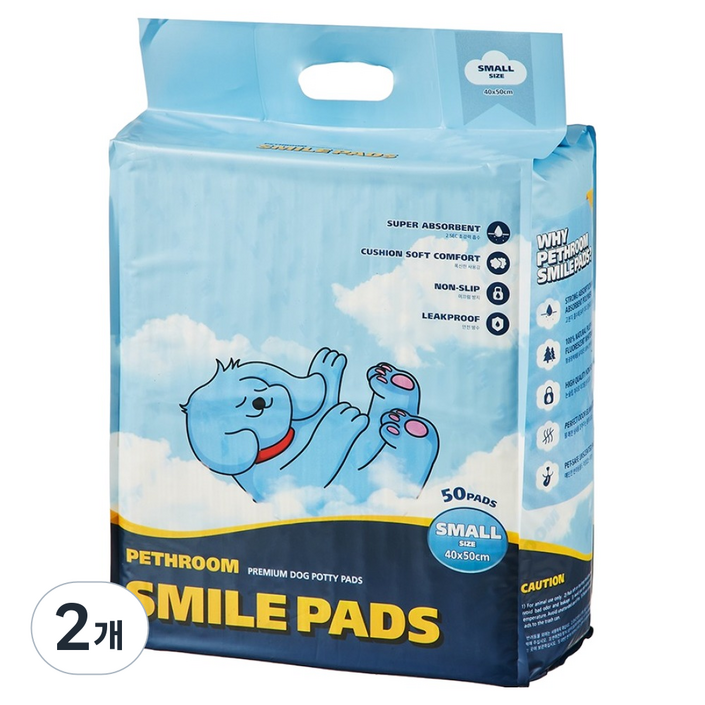 페스룸 강아지 고흡수 스마일 배변패드