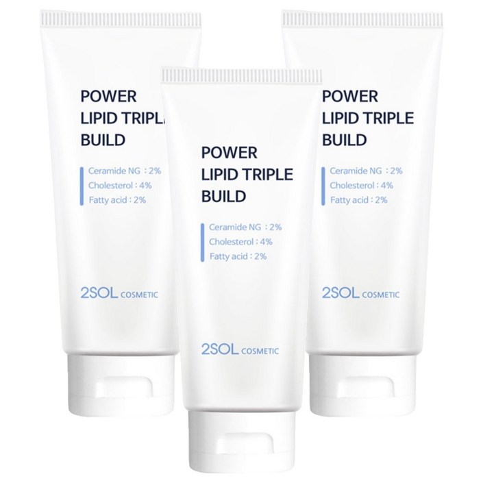 2SOL 파워 리피드 트리플 빌드 크림, 50ml, 3개