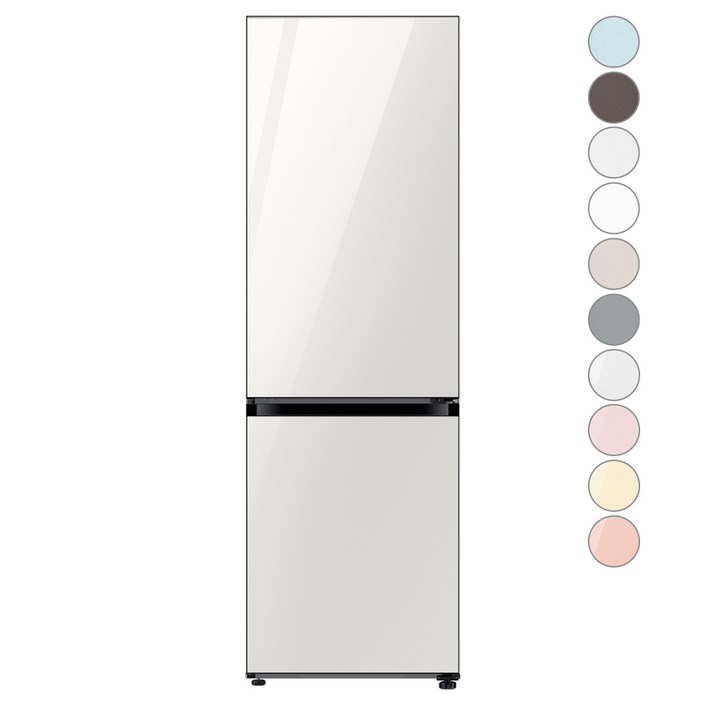 [색상선택형] 삼성전자 비스포크 2도어 키친핏 냉장고 333L 방문설치 20240306