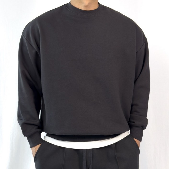 PACIENCIA 무지 오버핏 맨투맨