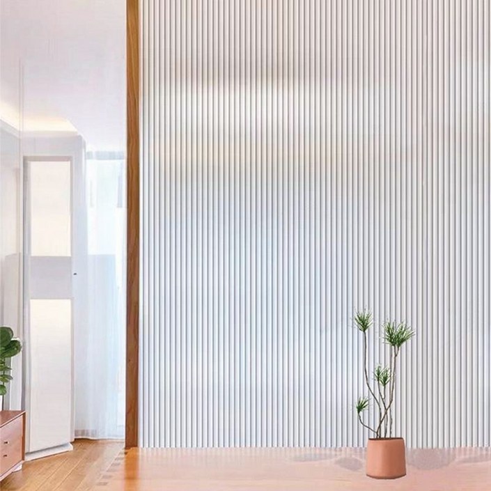 Poplar Tree 물로만 부착가능한 초간편 열차단 무점착 유리장 시트지 셀프 장착 가능