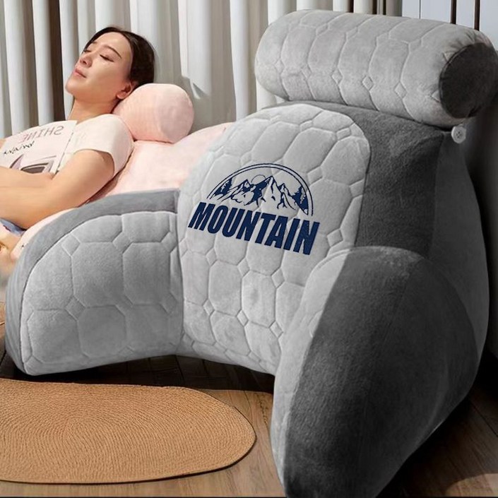 BYQWD쿠션 허리 보호 두꺼운 침대 사계절 베개 등받이 허리쿠션 등쿠션 등받이쿠션 대형BYQWD