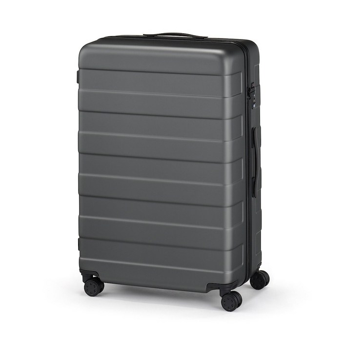 무인양품 높이 조절이 가능한 하드 캐리어 105L 시리즈 76.2cm(30인치) 그레이