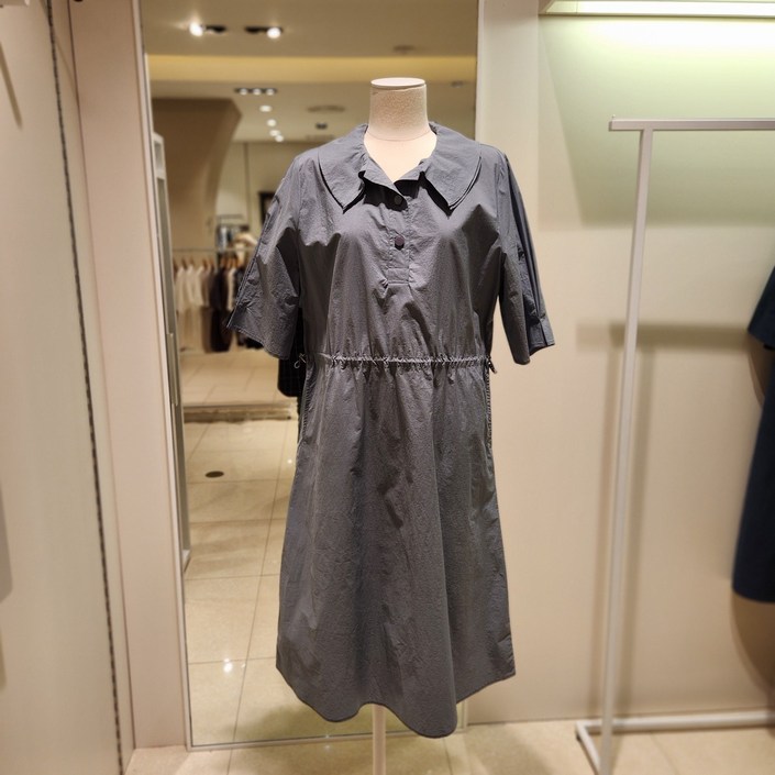 허리셔링카라원피스Z4B5D9001
