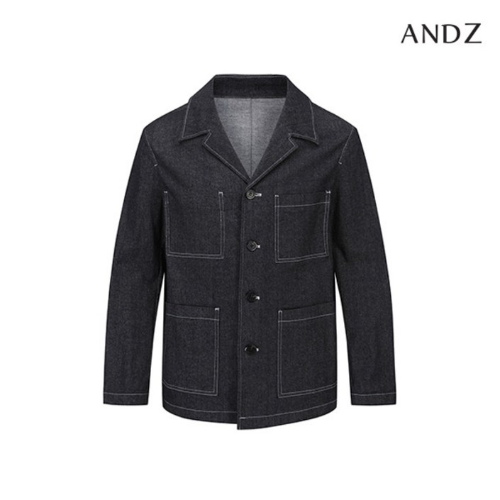 앤드지 남성 정장자켓 투웨이 스트레치 데님라이크 세미루즈핏 자켓 수트 블레이저 출근룩 하객룩