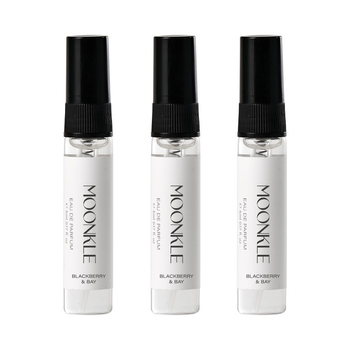 뭉클 블랙베리 앤 베이 니치향수 미니어처, 3개, 5ml