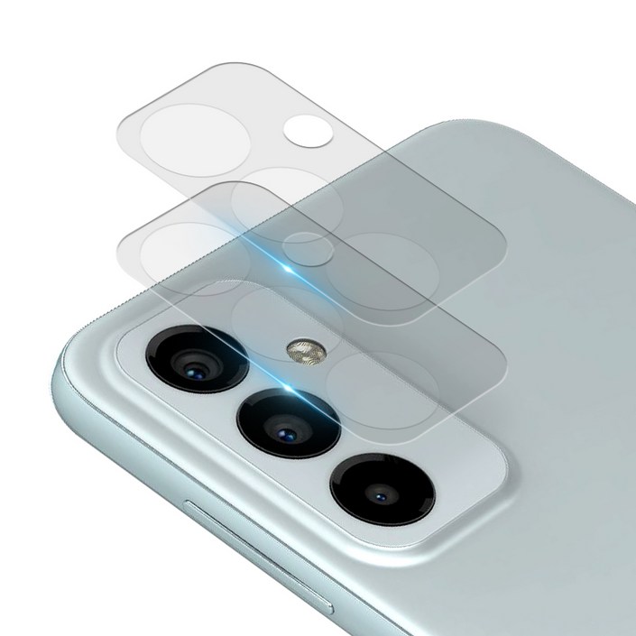 엑씨 강화유리 휴대폰 카메라 렌즈 보호필름 2p 세트, 1세트