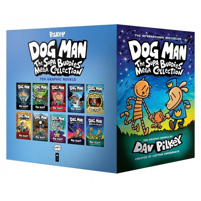 언어세상독점 Dog Man 110권 Boxed Set