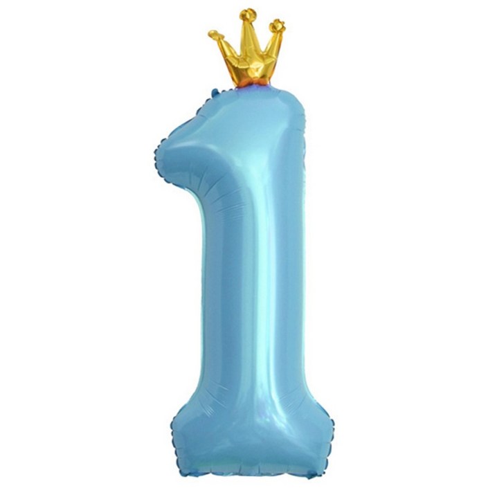 이벤트홀릭 초대형 왕관 숫자은박풍선