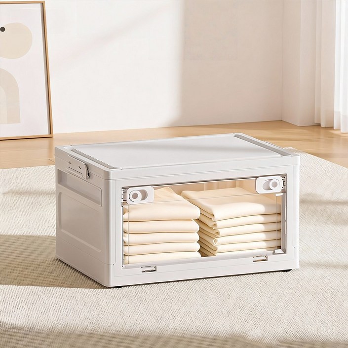 YEAAYE 접이식 폴딩 오픈형 플라스틱 리빙박스 JG3097