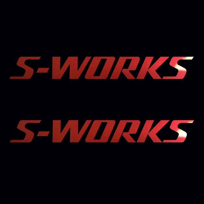 스페셜라이즈드 에스웍스 SWORKS 로드 자전거 데칼 스티커  싱글 세트1set 2개