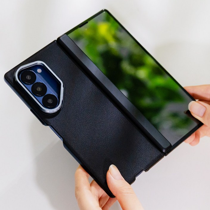 슈퍼쉘 가죽 힌지 보호 케이스