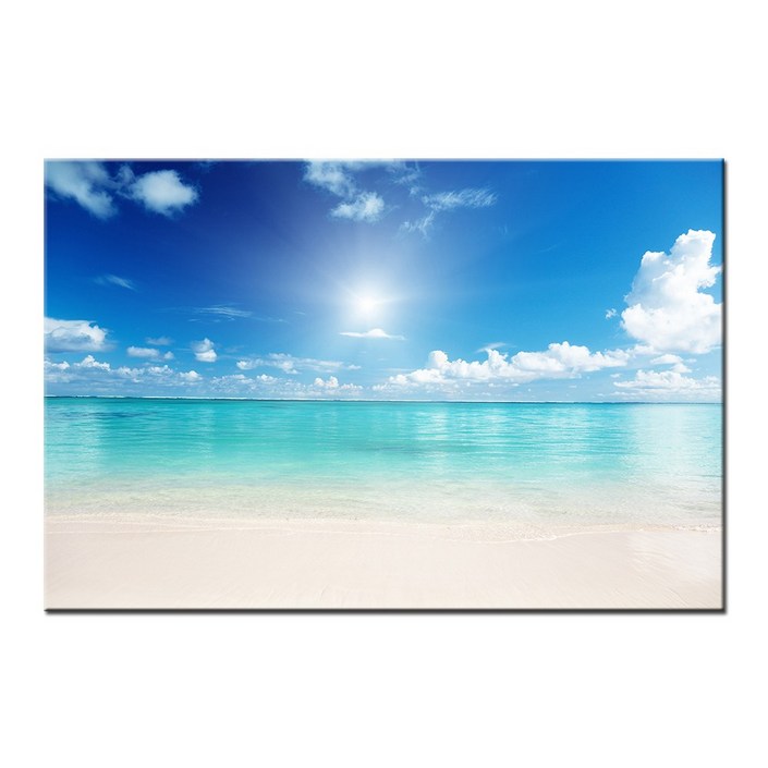 바다 그림 윤슬 감성 해변 창문 인테리어 캔버스 액자