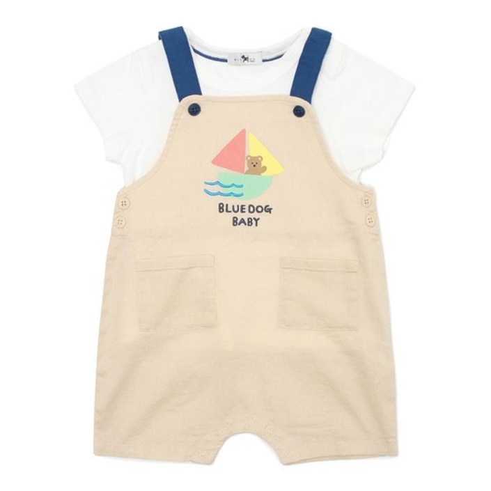 블루독베이비 블루독베이비 컬러보트우주복SET 4431360108