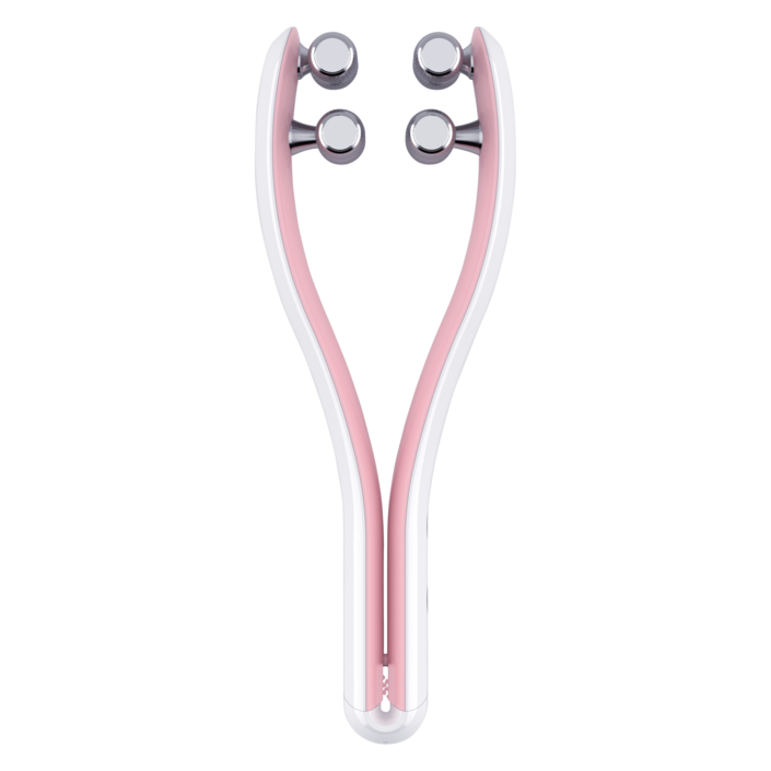 루미누보 EMS 페이스롤러 마사지기, LNBD001, 핑크화이트