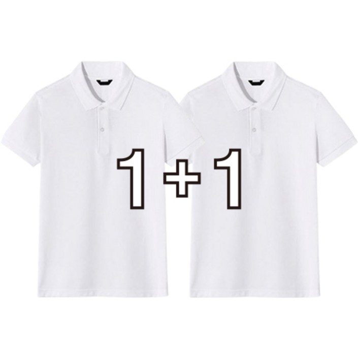 11 트루디 남녀공용 PK 솔리드 반팔 카라티