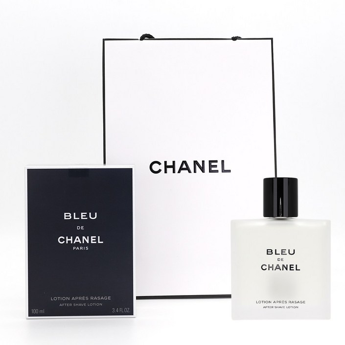 백화점 정품 블루 드 샤넬 애프터 쉐이브 로션 토너타입 쇼핑백동봉