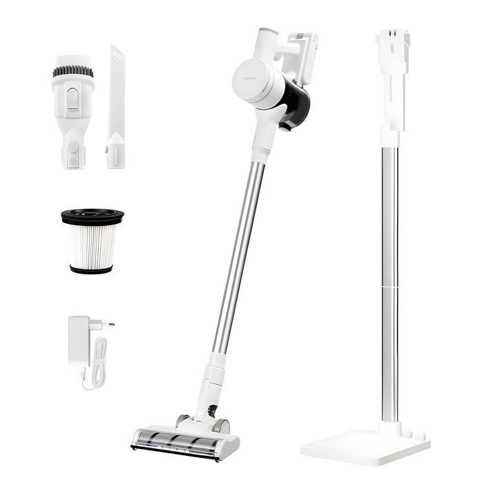 홈리아 BLDC 무선 청소기 충전거치대 세트 220BL, 220BL, 화이트  그레이