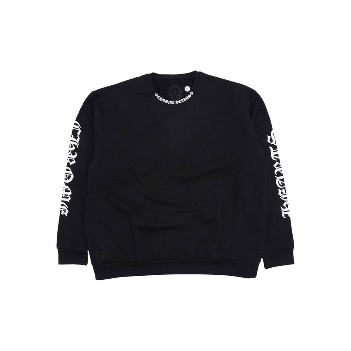 크롬하츠 넥 로고 긴소매 스웨트셔츠