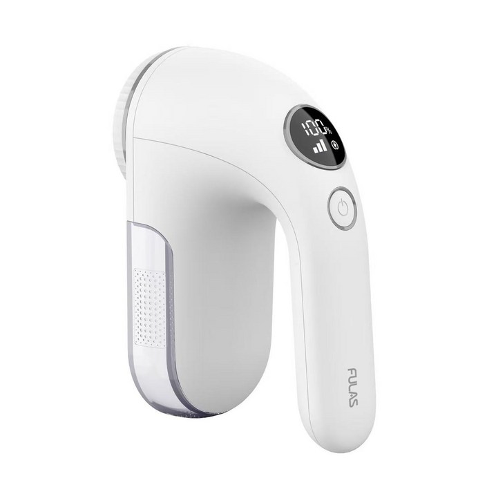 6만대 돌파백화점 입점 풀라스 강력 니트 세탁소 충전식 업소용 옷 보풀제거기 1위 세탁소용 휴대용 가정용 부풀 보풀 보플 보푸라기 버플 털 제거기 lint remover 흰색