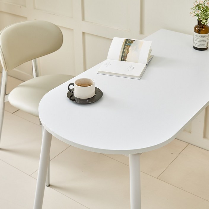 반타원식탁테이블 800X600 반달형 반원형 DIY식탁