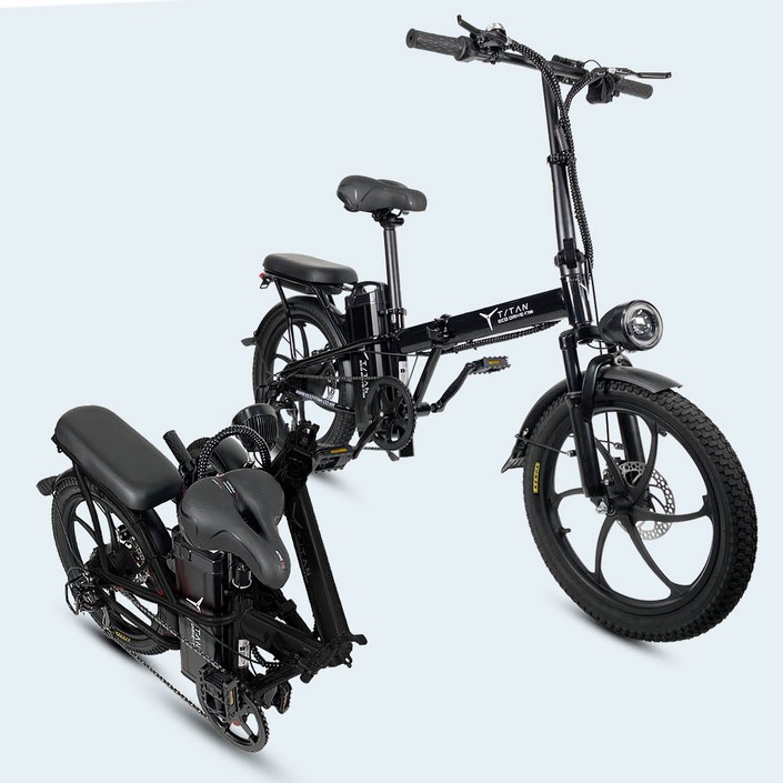 에코라이즈 타이탄700 전기자전거 500W 48V 13Ah 21Ah 분리형 배터리 접이식, 블랙, 스틸 에코라이즈 타이탄700 전기자전거 500W 48V 13Ah 21Ah 분리형 배터리 접이식, 블랙, 스틸
