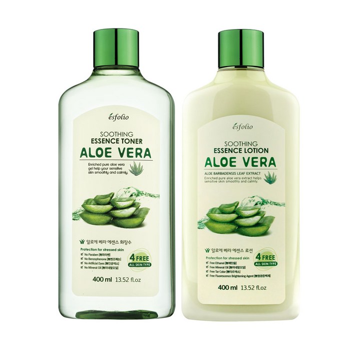 알로에베라 수딩 토너로션 세트