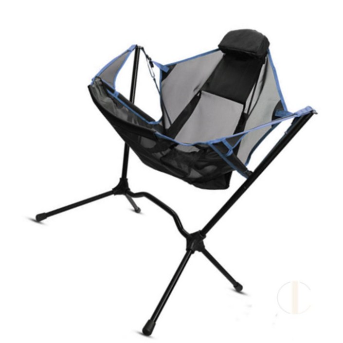 염셀러제안샵 캠핑 스윙체어 블루 캠핑체어