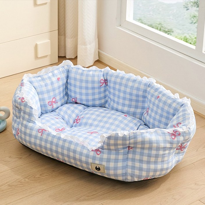 일상가 푹신푹신 도톰 빵빵한 사계절 데일리 논슬립 예쁜 펫 고양이 강아지 방석