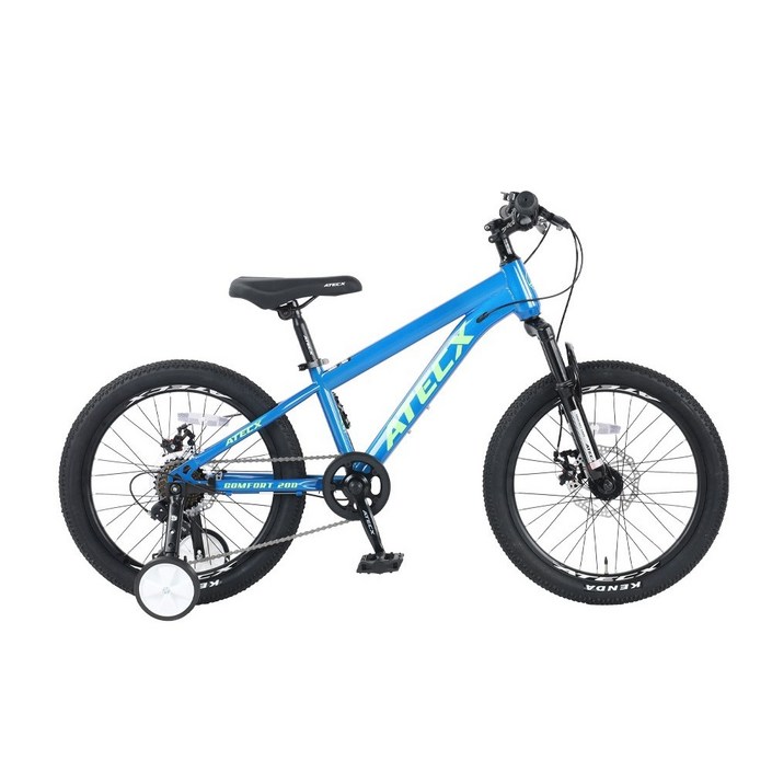 20인치 디스크 MTB 자전거 ATECX 컴포트20D 블루, 1개, 160cm, 블루완조립